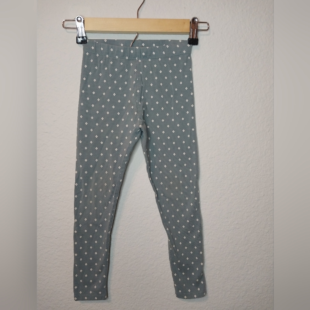 Cat & Jack. Light Gray and Black Leggings. Girl Sz 4T